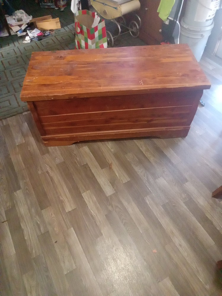 Vintage Cedar Wood Hope Chest
