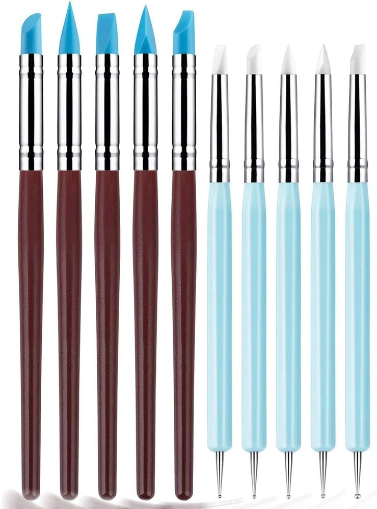 10-Piece Professional Clay Sculpting Tools - Ideal for All Artistic Projects