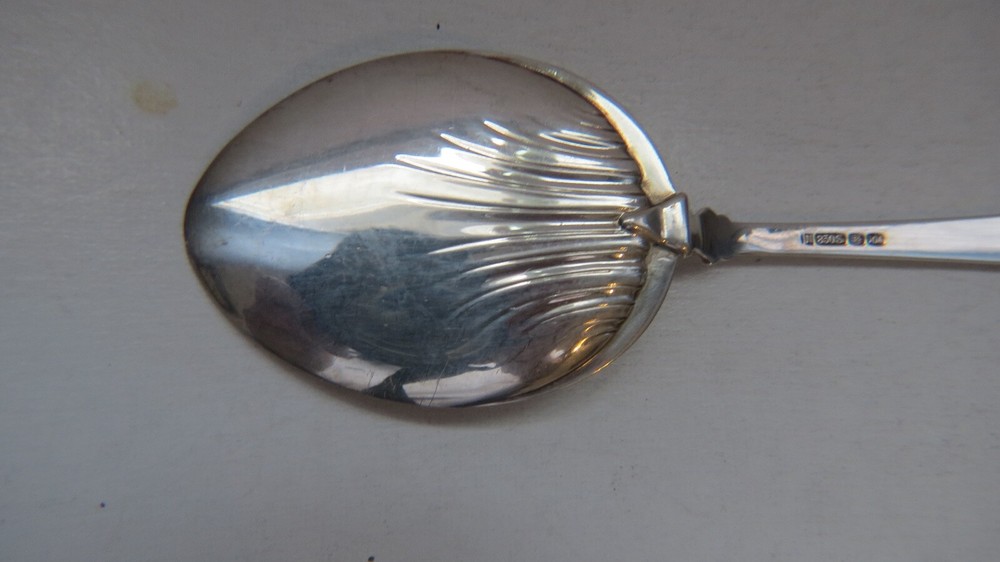 Anitra Solid small Pastry Spoon by Magnus Aase 830 Silver Norway