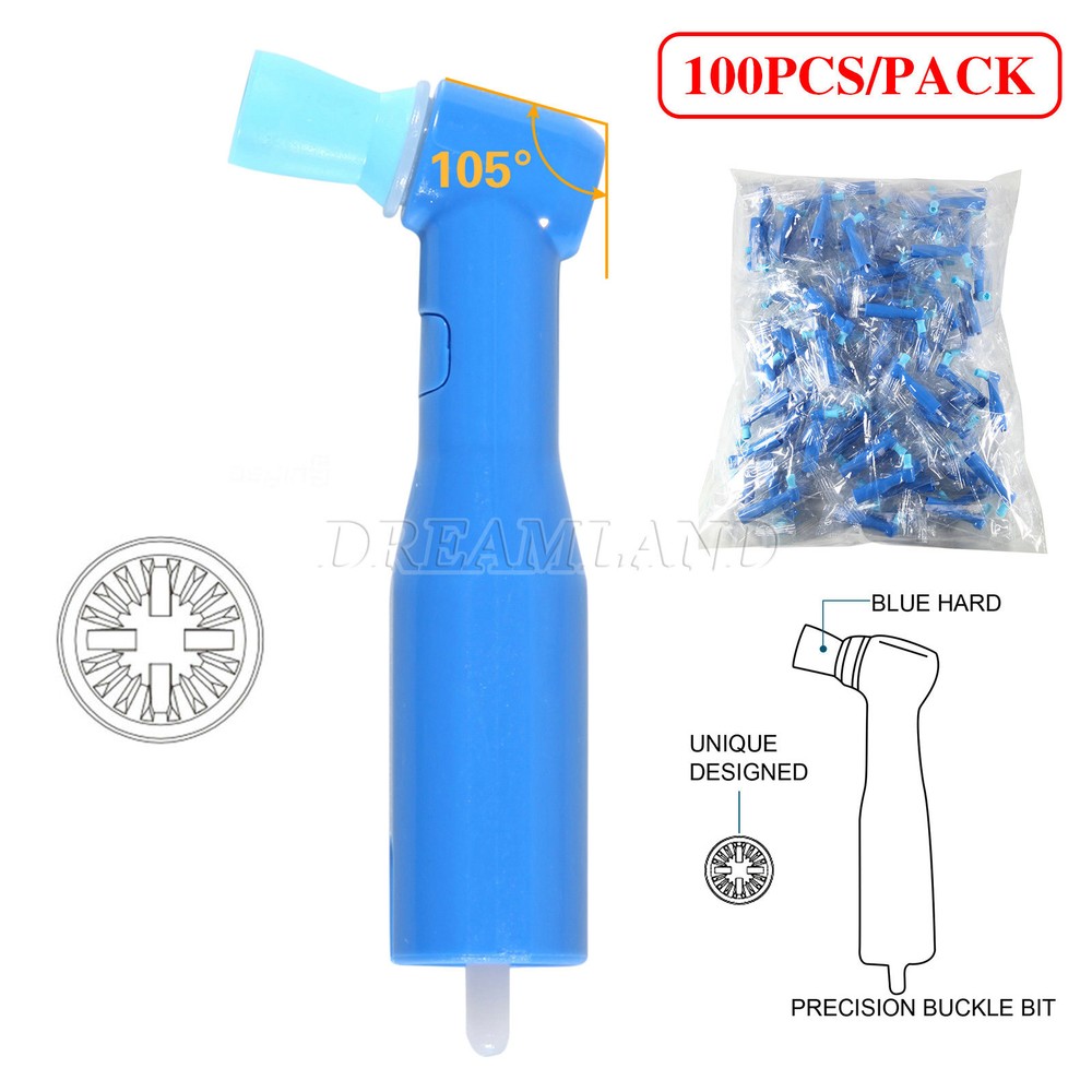 Dental Disposable Prophy Angles Regular Cups 105° Latex Free 500's