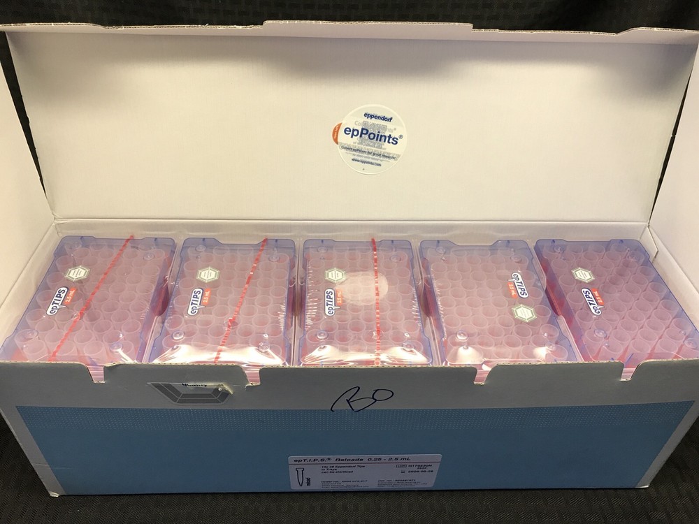 EPPENDORF epTIPS 2.5mL Reloads Refill Pipet Tips 10x 48 Tip/Rk 022491571
