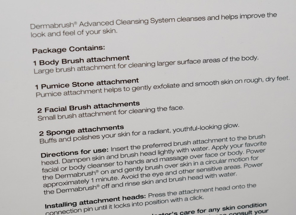 2x Sets Dermabrush Advanced Cleansing System Replacement Attachment Set NIB ~ H2