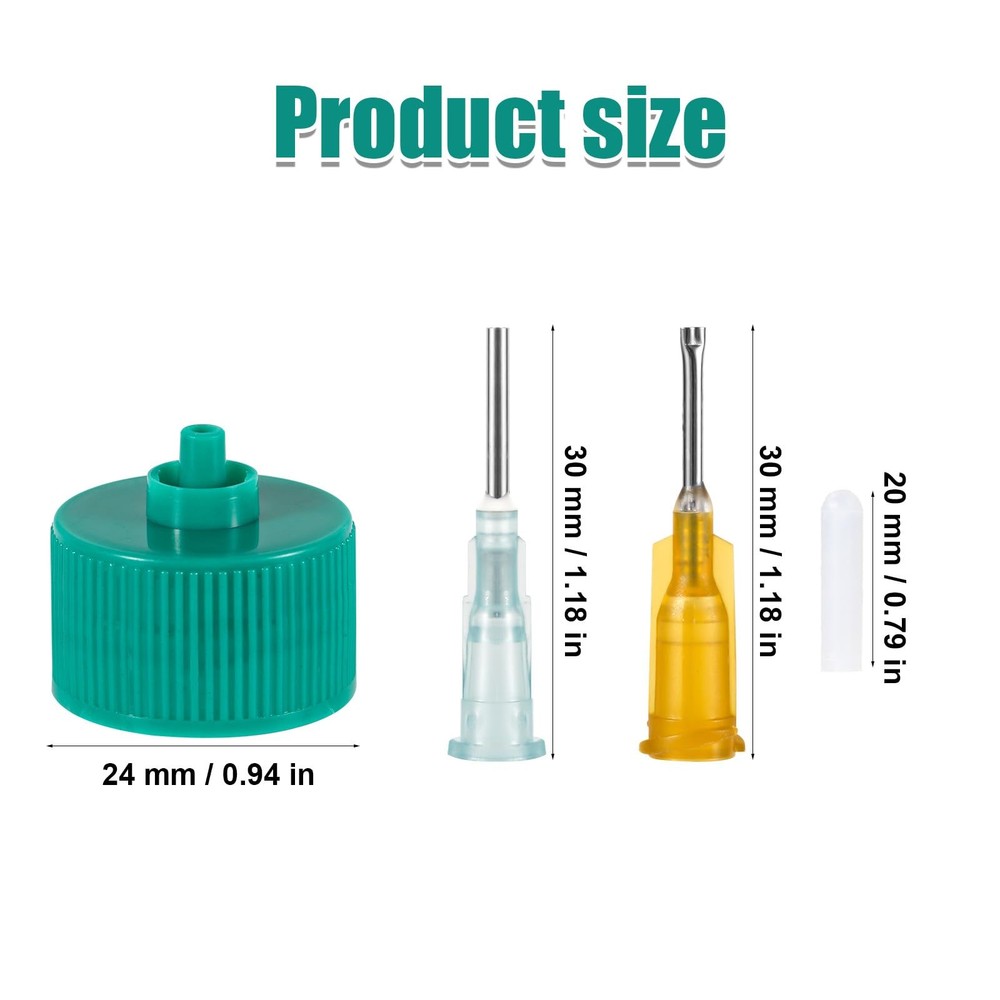 41pcs Precision Applicator Caps Set, Precision Tip Applicator Caps for 2oz Ac...