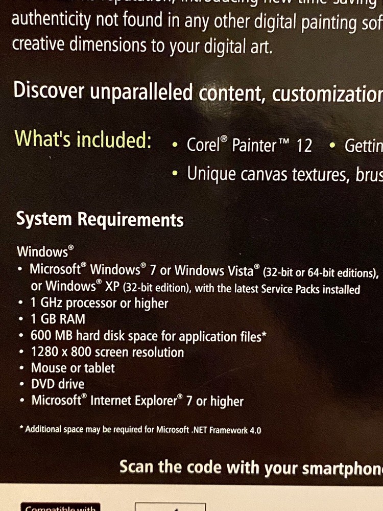 Corel Painter 12 by Corel *UPGRADE* Software W/Getting Started Guide Windows/Mac