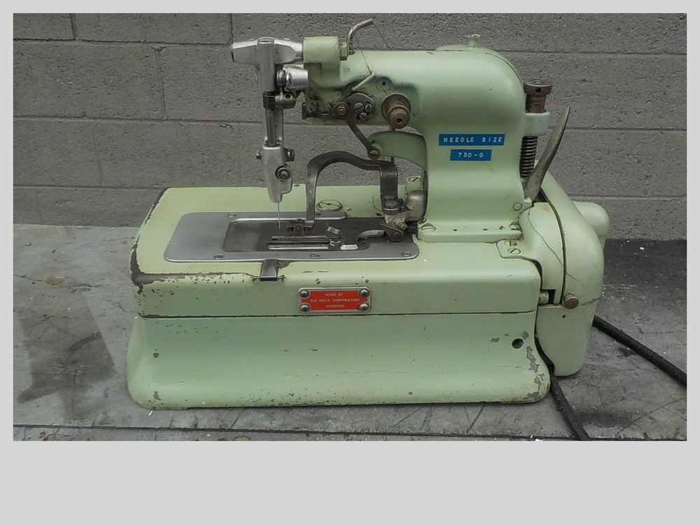 Vintage Industrial Sewing Machine Reece TRF tacker