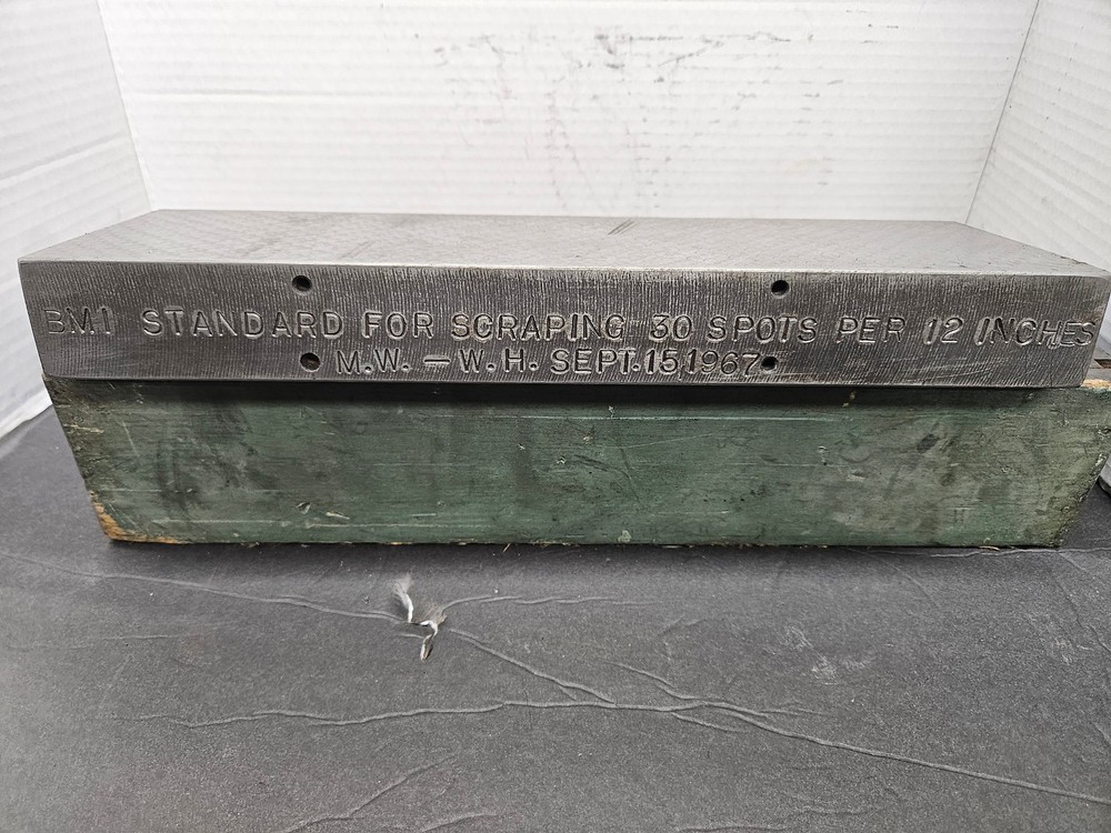 Bridgeport SCRAPING STANDARD FOR SURFACE FLAKING