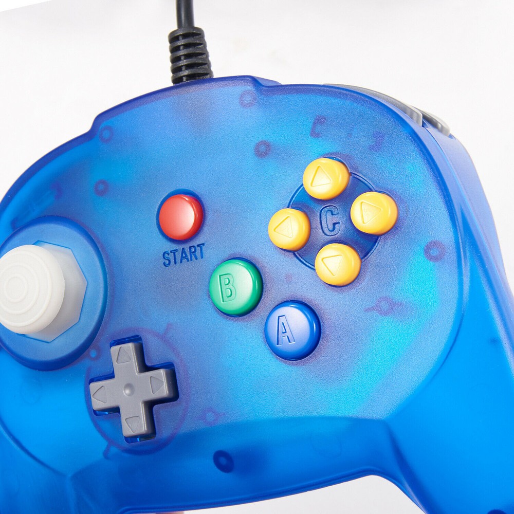 For Ultra 64 Game Console Wired N64 Controller Classic Retro Bit Gamepad
