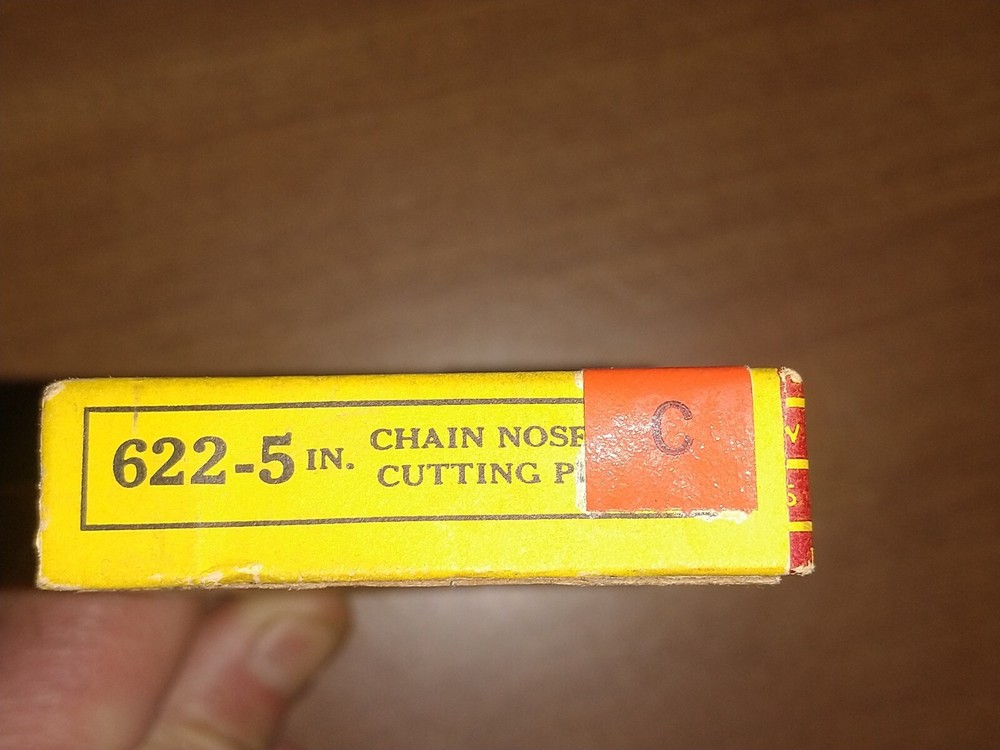 Crescent Tool Co. Light Chain Nose Pliers Box Only