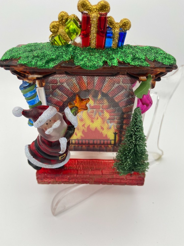 Midwest Christmas Santa at Fireplace Night Light