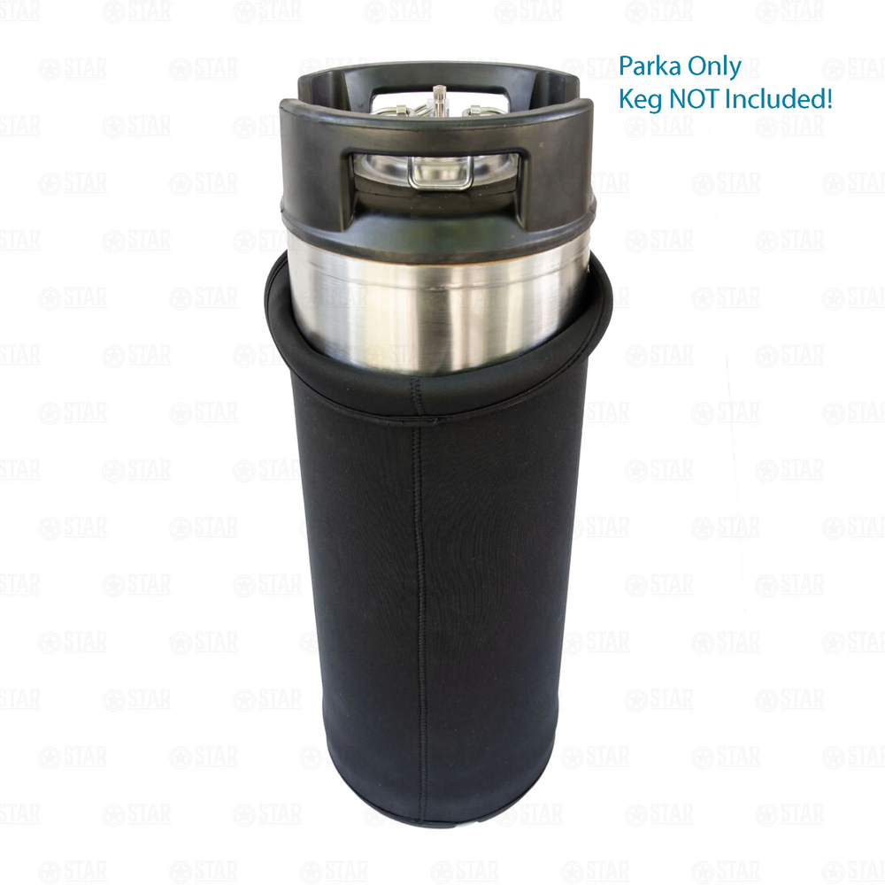 Neoprene Insulating Keg Parka Koozie Wrap Jacket Sleeve for 2.5 Gallon Corny Keg