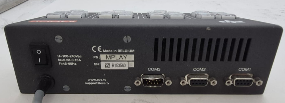 EVS MPlay remote controller - Bent Com3 Port