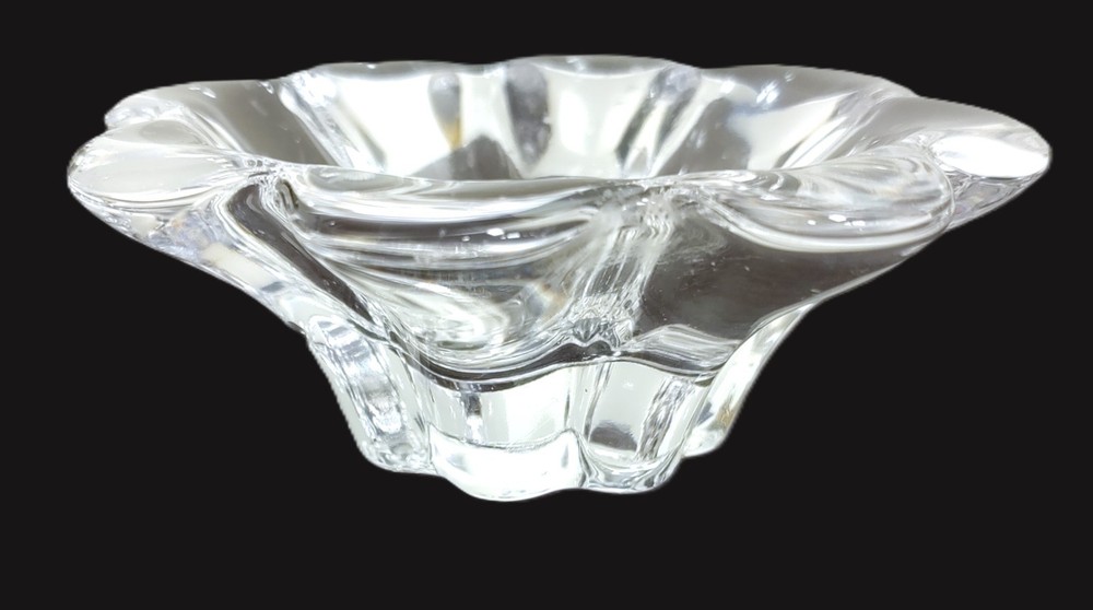 CUTE GLASS FLOWER CANDLE HOLDER