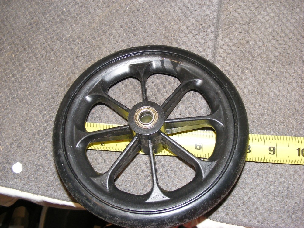 INVACARE/QUICKIE & MORE WHEELCHAIR 8"X1" SOLID FRONT WHEELS**FREE SHIP