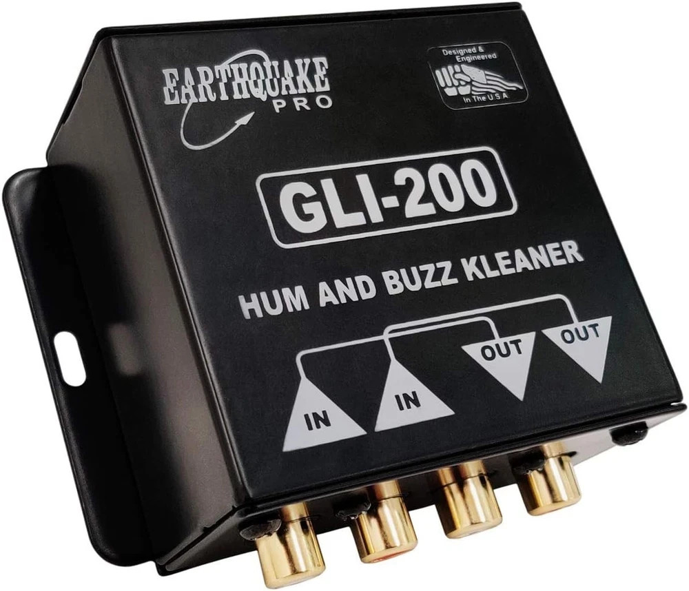 Ground Loop Isolator RCA Hum Buzz Eliminator Surface Mount for Audio Systems