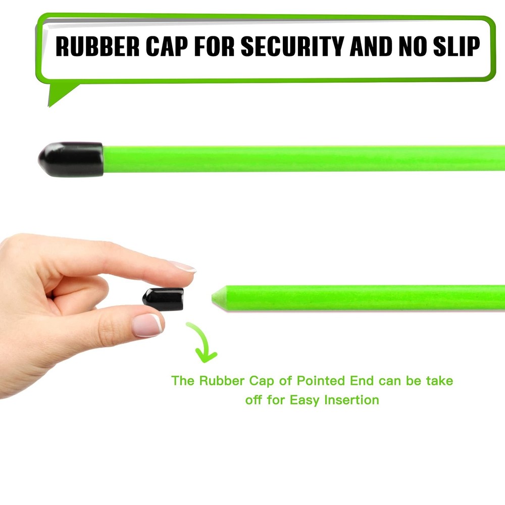 Golf Alignment Sticks - Upgraded 48" Training Aid 3 Pack for Aiming, Putting,...