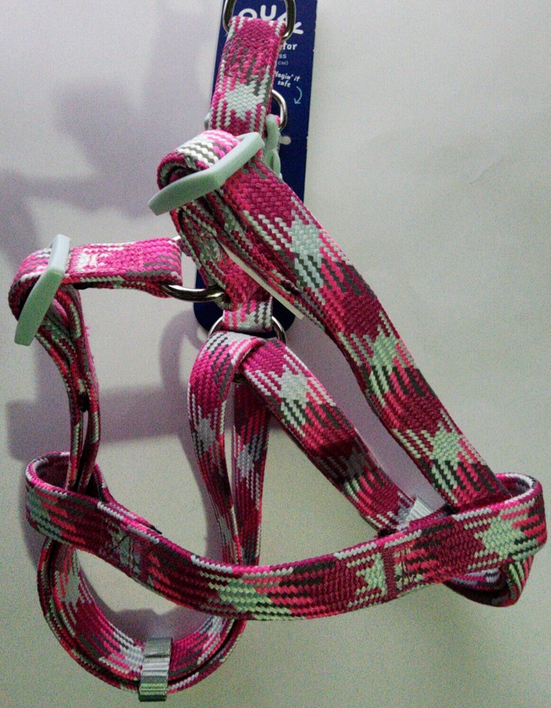 YOULY Pink Reflective Dog Harness, Extra Small / Small