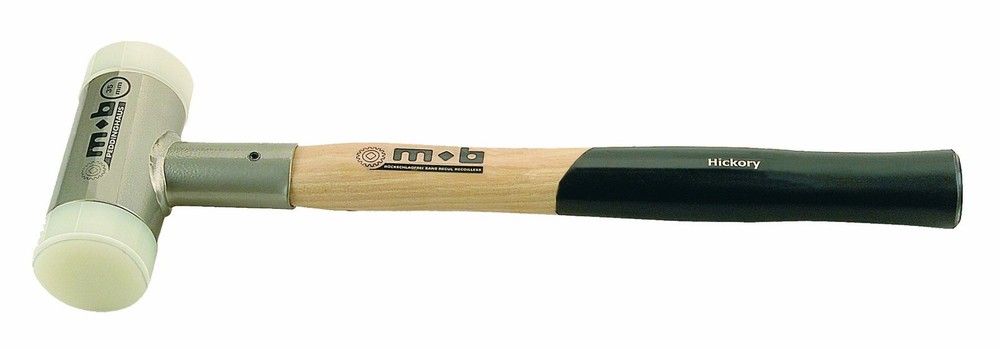 Soft Face Hammer Non-Return 35mm - With Hickory Handle, 600g, Interchangeable Po...