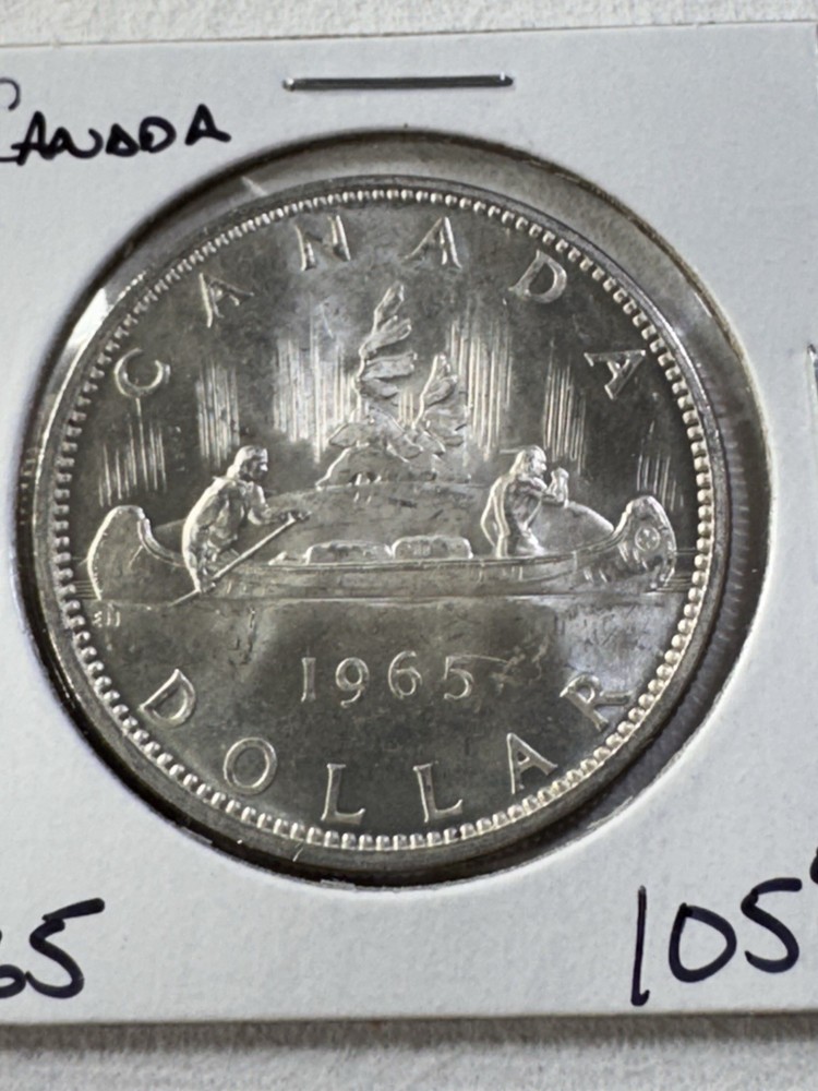 1965 Canada $1 Silver Coin