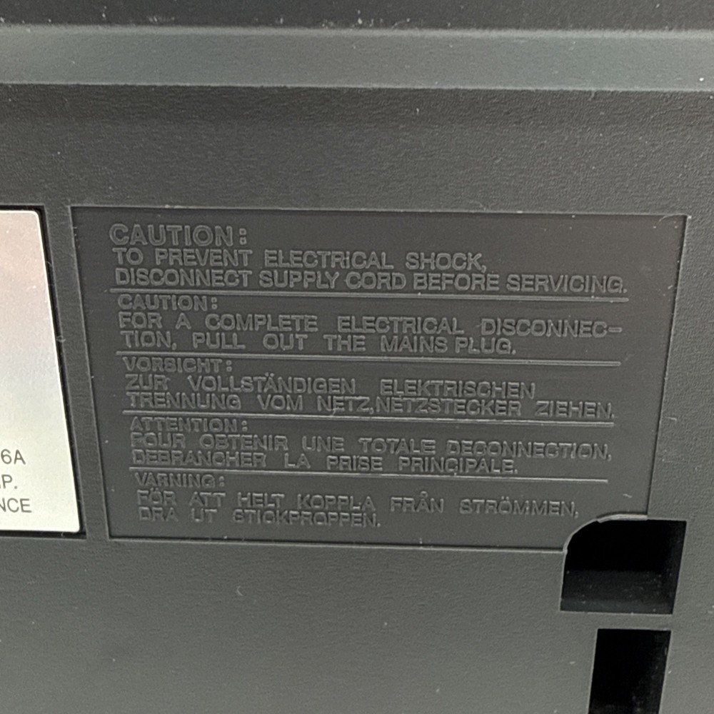 Sharp PA-3000 Portable Electronic Intelliwriter Typewriter w/Manual