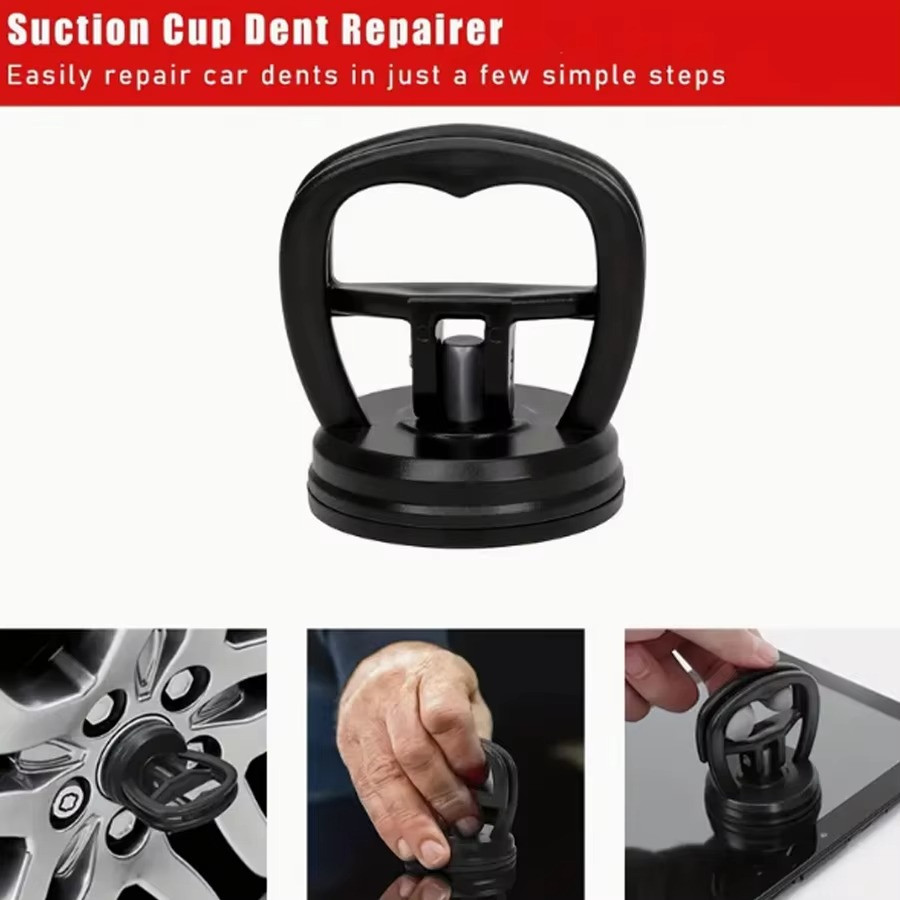 2pcs Car Dent Puller Suction Cup Panel Repair Tool for Small Dents Black - NEW