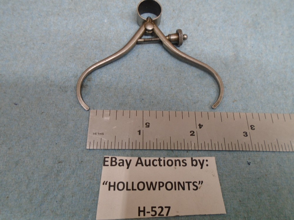 Lufkin 141 ToolMakers 2" Outside Caliper Solid Nut Round Leg for Machinist H527