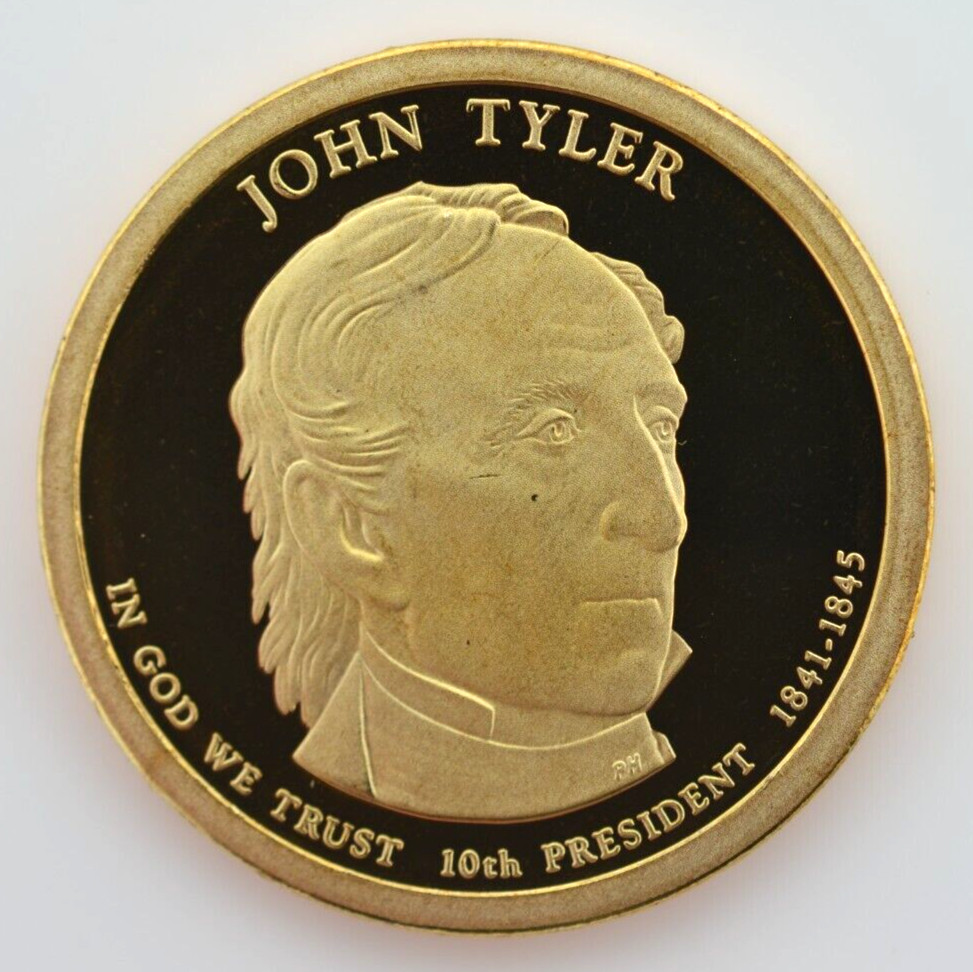 2009 John Tyler Proof Presidential Dollar From Proof Set
