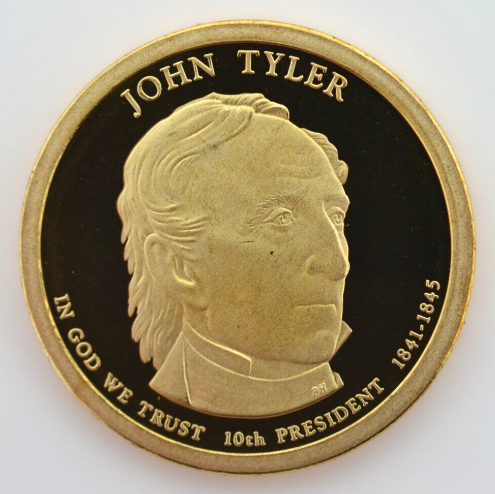 2009 John Tyler Proof Presidential Dollar From Proof Set