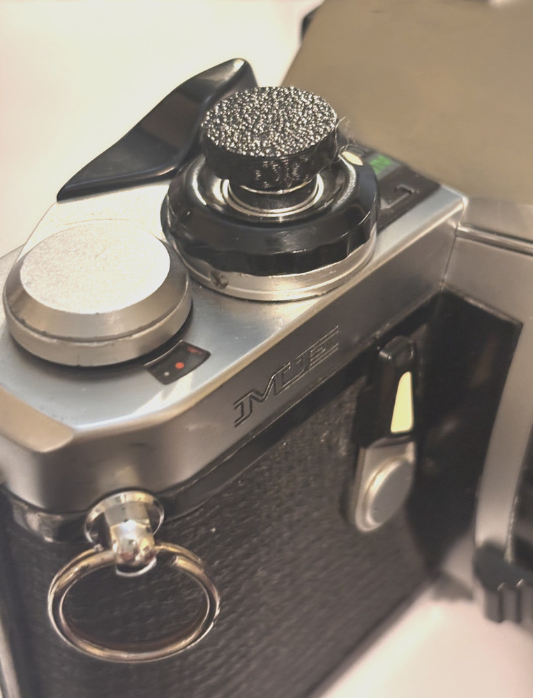 3 pieces Camera Soft Shutter Release Buttons for  Cameras - Black,Red&Blue