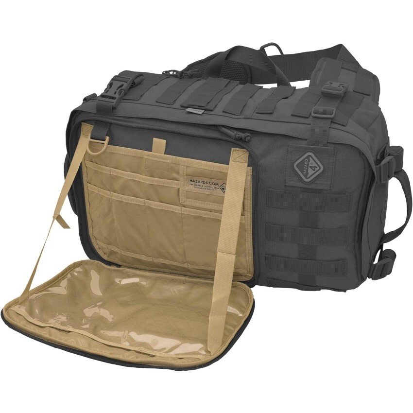 HAZARD 4 Sidewinder(TM) Full Sized Laptop Sling Pack - Black
