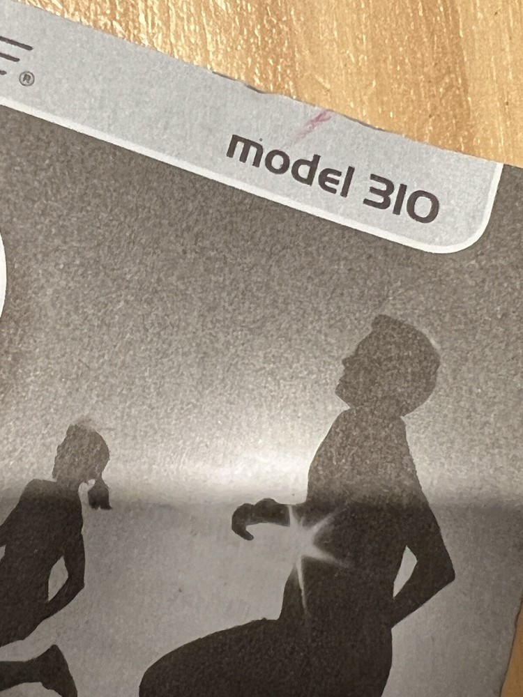 Sportline model 310 pedometer With Manual