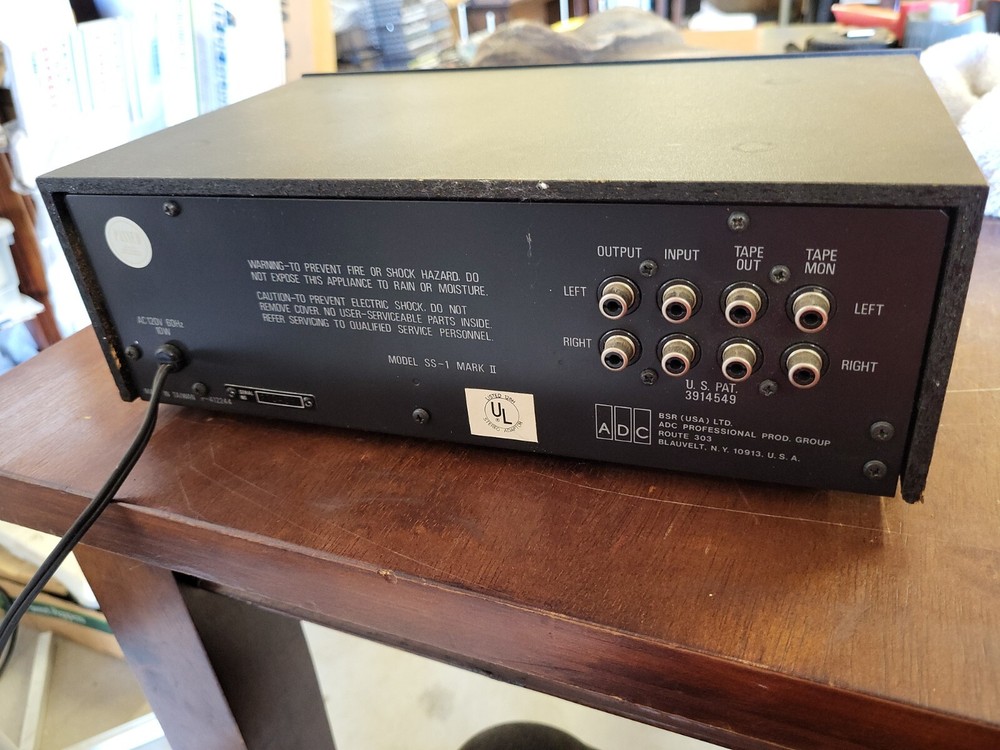 ADC SS-1 Mark II Stereo Frequency Equalizer Sound Shaper One