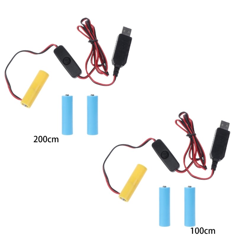 USB Power Supply Adapter for AA Battery Replace 3 AA Battery for Pumpkin