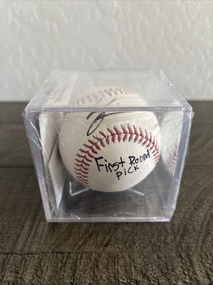 Slade Cecconi Signed Rawlings Official MLB Baseball! Inscribed! JSA COA!