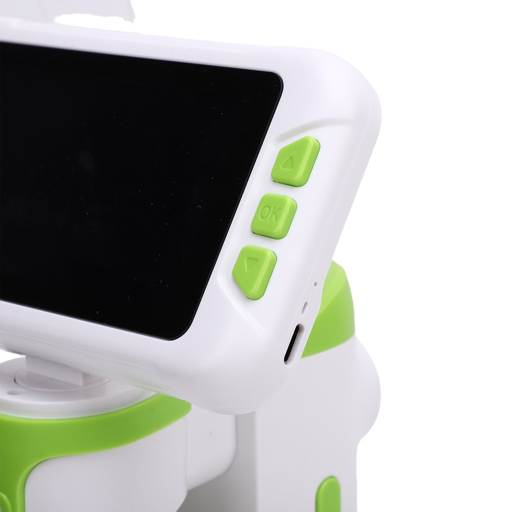 Kids Microscope 1600X Digital Microscope With 4 Inch 1080P Screen Handheld