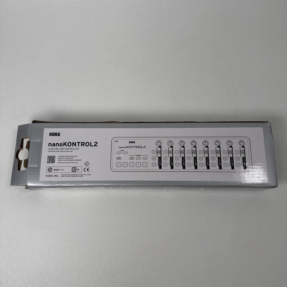 Korg nanoKONTROL2 USB MIDI Controller w/ Cable Manual Box Working