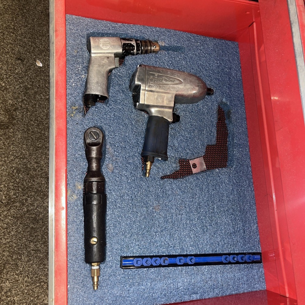 Vintage ATD 5 Drawer Tool Box with tools no key
