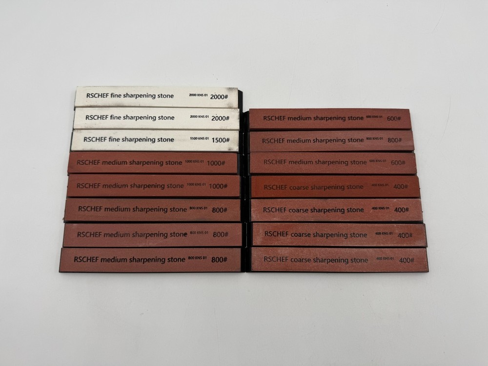 15 RSCHEF Sharpening Stones Various Grits - See Photos
