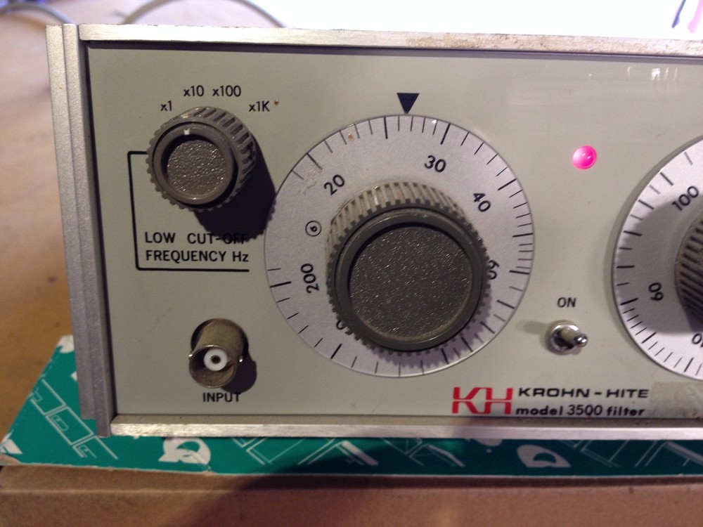 Krohn-Hite Model 3500 Filter