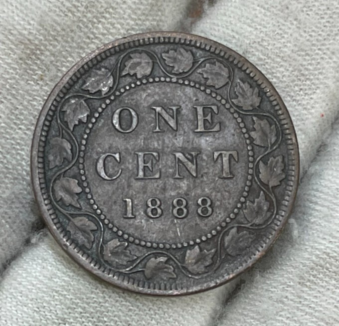 1888 Canada One Cent Coin