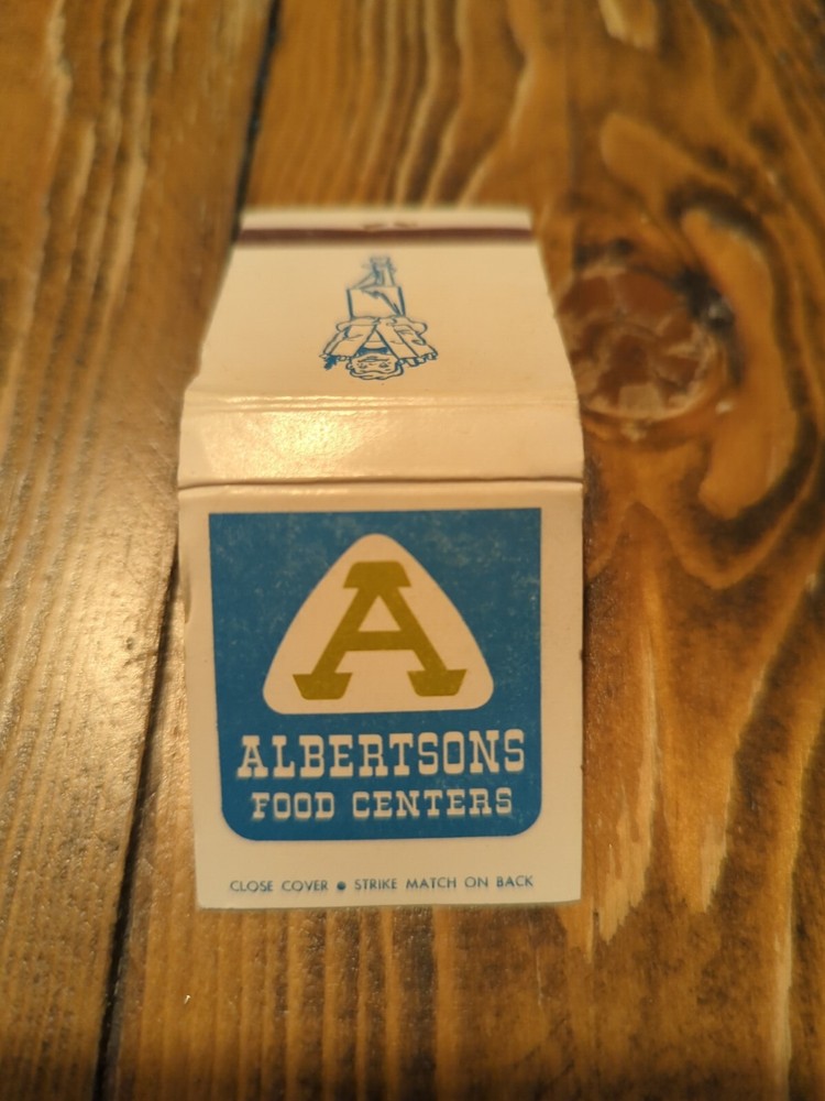 Matchbook Cover ALBERTSONS grocery supermarket