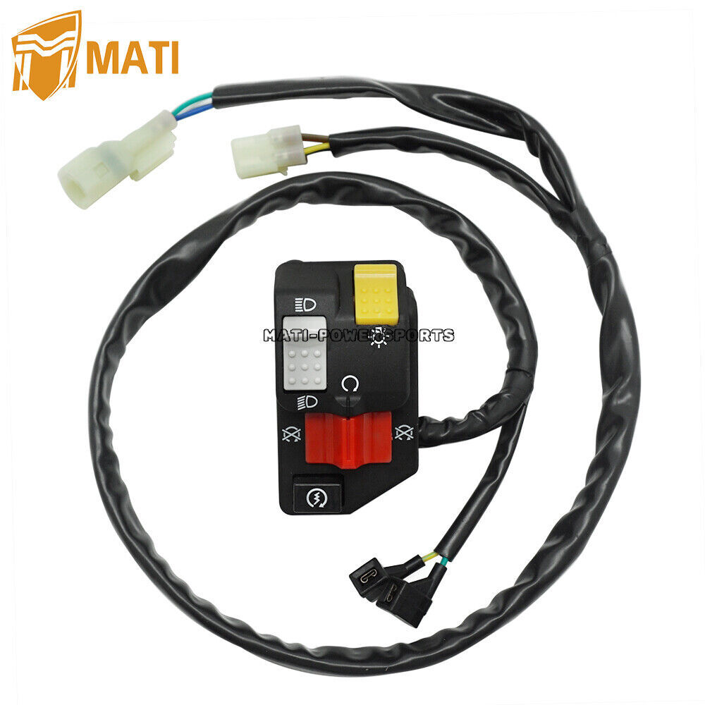 Handlebar Switch Starter Kill Start Stop Headlight for Honda TRX400EX 1999-2004