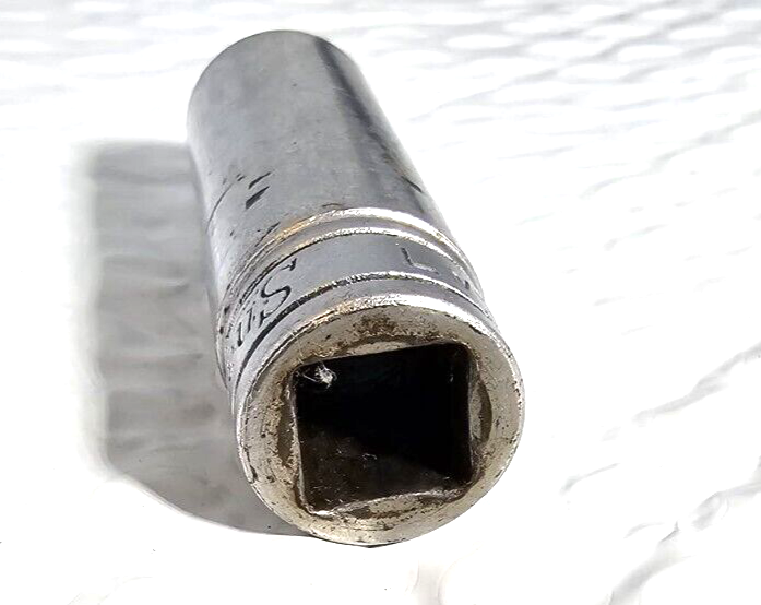 SNAP ON SFS161, 3/8" DRIVE, 1/2" SOCKET, 2.1" DEEP/HIGH, 6 POINT.