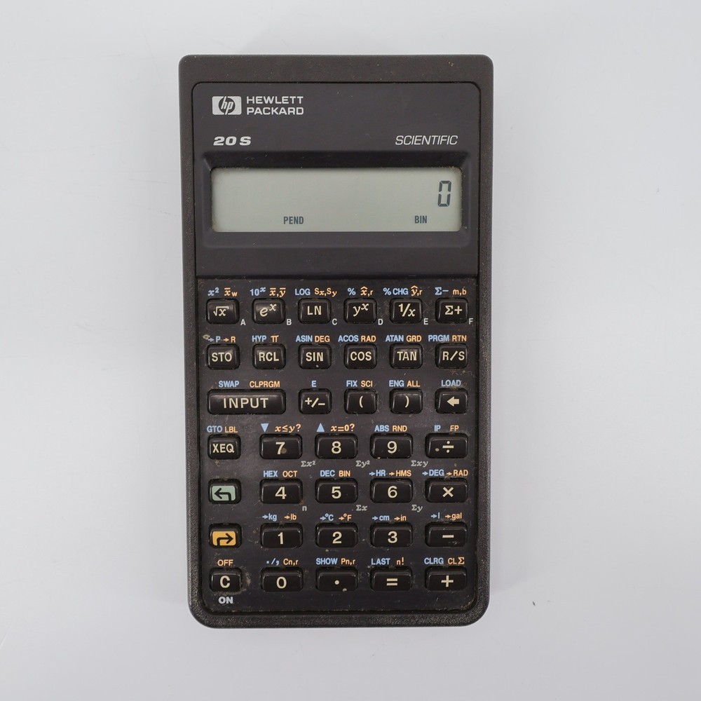 Hewlett Packard HP-20S Scientific Calculator Includes Case
