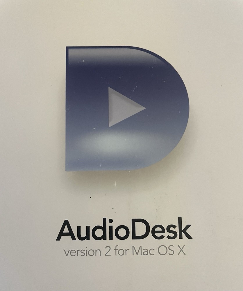 Audio Desk Version 2 for Mac OS X Motu User Guide Paperback Book