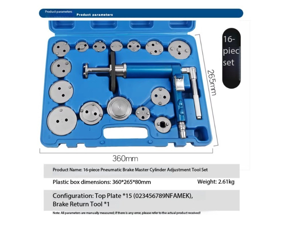 Pneumatic Brake Caliper Adjustment Tool Piston Return Tool Brake Pad Return Tool