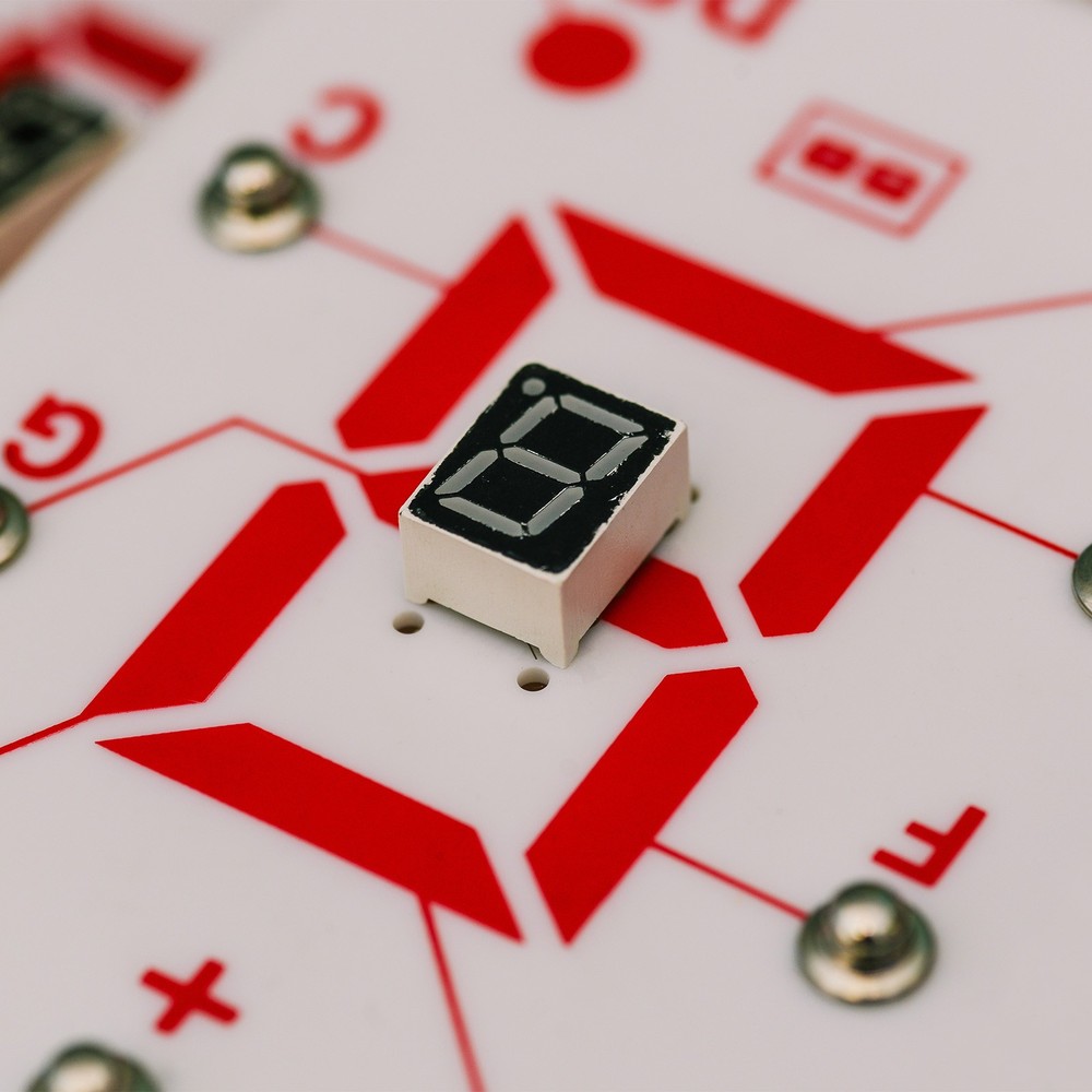 2Pcs LED Display Digital Tube LED Segment Common Cathode 3 Bit 7 DIY Red 12 Pin