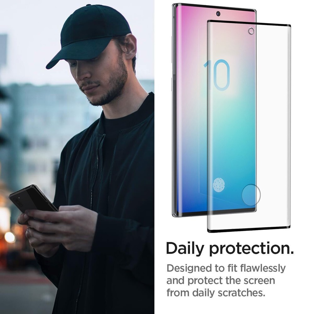 For Samsung Galaxy Note10/Note10 Plus Tempered Glass Screen Protector Clear 2PCS