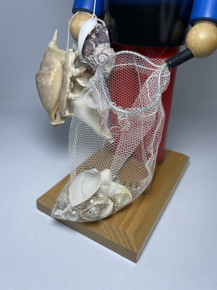 VINTAGE STEINBACH VOLKSKUNST NUTCRACKER - SEASHELLS COMPLETE GERMANY