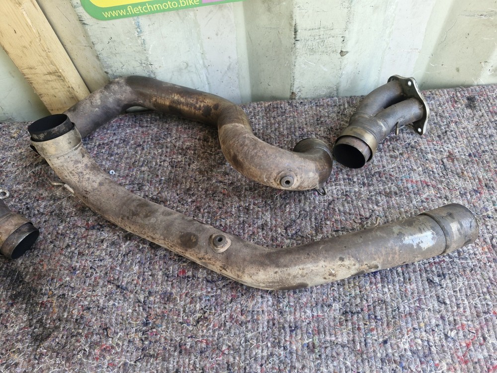 2000 DUCATI 748 EXHAUST HEADERS DOWNPIPES SYSTEM