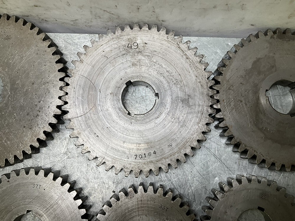 Cincinnati Horizontal Milling Machine Feed Change Gear Set 14ea + Rack